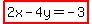 \"highlight%282x-4y=-3%29\"
