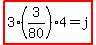 highlight%283%2A%283%2F80%29%2A4=j%29