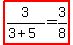 highlight%283%2F%283%2B5%29=3%2F8%29