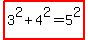 highlight%283%5E2%2B4%5E2=5%5E2%29