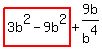 highlight%283b%5E2-9b%5E2%29%2B9b%2Fb%5E4