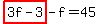 highlight%283f-3%29-f=45