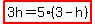 highlight%283h=5%283-h%29%29