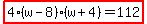 highlight%284%28w-8%29%28w%2B4%29=112%29