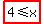 highlight%284%3C=x%29