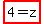 highlight%284=z%29