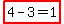 highlight%284-3=1%29