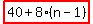 highlight%2840%2B8%28n-1%29%29