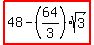 highlight%2848-%2864%2F3%29sqrt%283%29%29