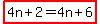 highlight%284n%2B2=4n%2B6%29