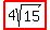highlight%284sqrt%2815%29%29