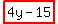 highlight%284y-15%29