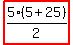 highlight%285%2A%285%2B25%29%2F2%29
