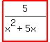 highlight%285%2F%28x%5E2%2B5x%29%29