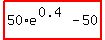 highlight%2850%2Ae%5E%280.4%29-50%29