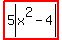 highlight%285abs%28x%5E2-4%29%29