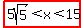 highlight%285sqrt%285%29%3Cx%3C15%29
