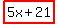 highlight%285x%2B21%29