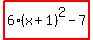 highlight%286%28x%2B1%29%5E2-7%29