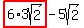 highlight%286%2A3sqrt%282%29%29-5sqrt%282%29