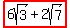 highlight%286sqrt%283%29%2B2sqrt%287%29%29