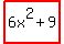 highlight%286x%5E2%2B9%29