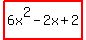 highlight%286x%5E2-2x%2B2%29