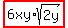 highlight%286xy%2Asqrt%282y%29%29