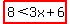 highlight%288%3C3x%2B6%29