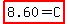 highlight%288.60+=+C%29