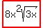 highlight%288x%5E2sqrt%283x%29%29