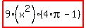 highlight%289%28x%5E2%29%284%2Api-1%29%29