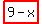 highlight%289-x%29