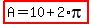 highlight%28A=10%2B2%2Api%29