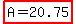 highlight%28A=20.75%29