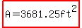 highlight%28A=3681.25ft%5E2%29