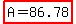 highlight%28A=86.78%29