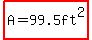 highlight%28A=99.5ft%5E2%29