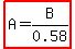 highlight%28A=B%2F0.58%29