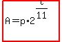 highlight%28A=p%2A2%5E%28t%2F11%29%29