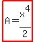 highlight%28A=x%5E4%2F2%29