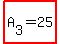 highlight%28A%5B3%5D+=+25%29