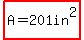 highlight%28A+=+201in%5E2%29