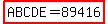 highlight%28ABCDE=89416%29