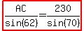 highlight%28AC%2Fsin%2862%29=230%2Fsin%2870%29%29