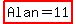 highlight%28Alan=11%29