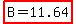 highlight%28B=11.64%29