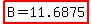 highlight%28B=11.6875%29