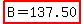 highlight%28B=137.50%29