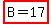 highlight%28B=17%29